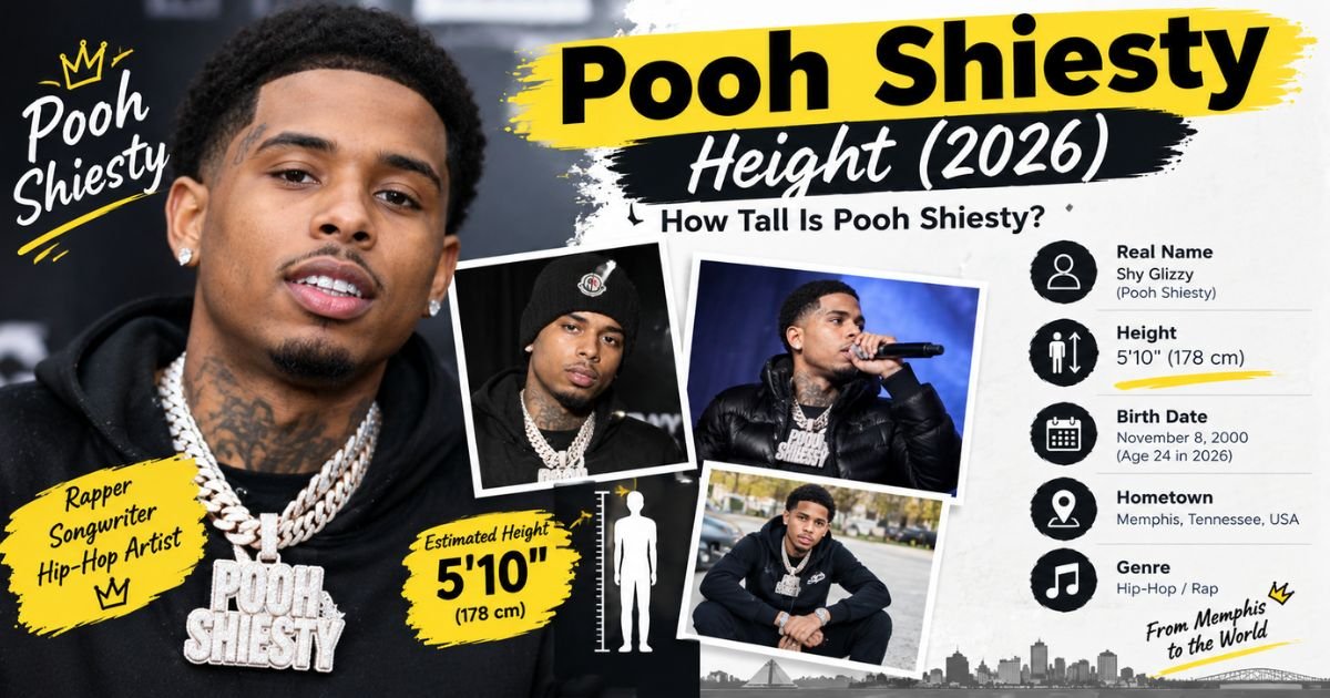 Pooh Shiesty Height (2026) How Tall Is Pooh Shiesty