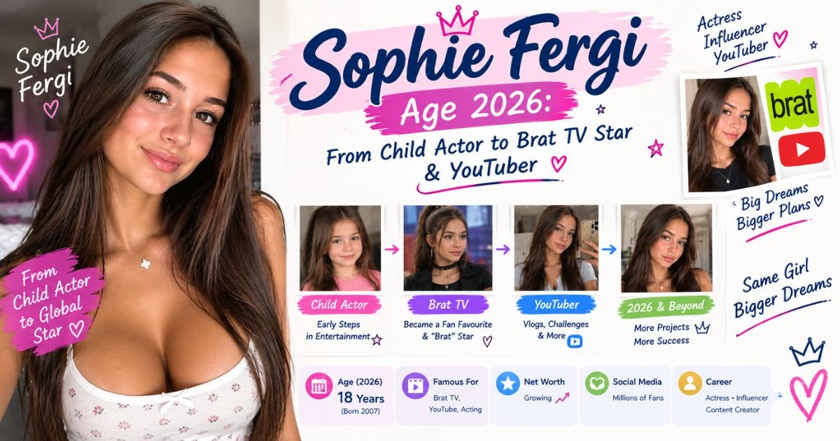 Sophie Fergi Age 2026 From Child Actor to Brat TV Star & YouTuber