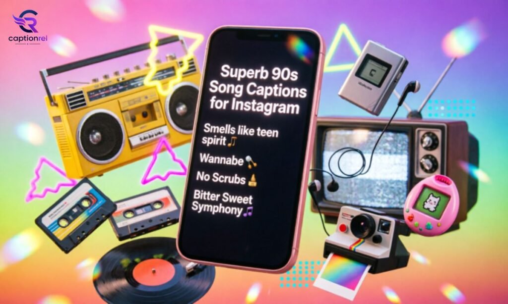 Superb 90s Song Captions for Instagram