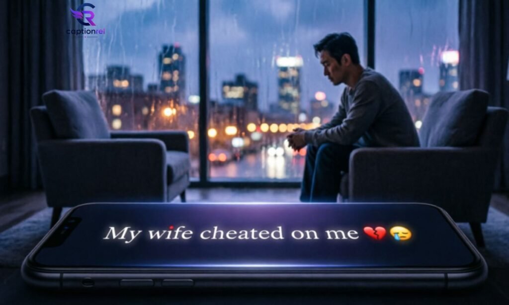 Wife Cheating Captions with Emojis