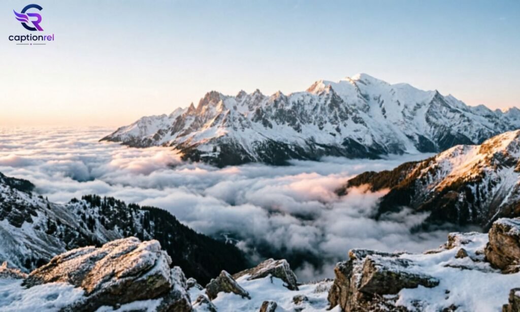 ❄️ Snowy Mountain Captions