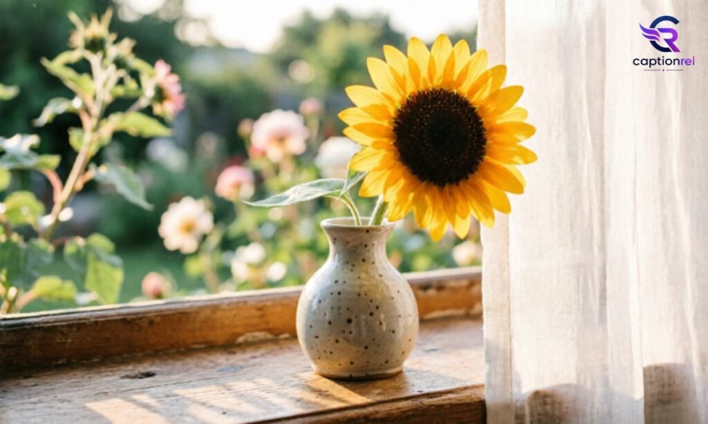 🌼 Aesthetic Sunflower Captions