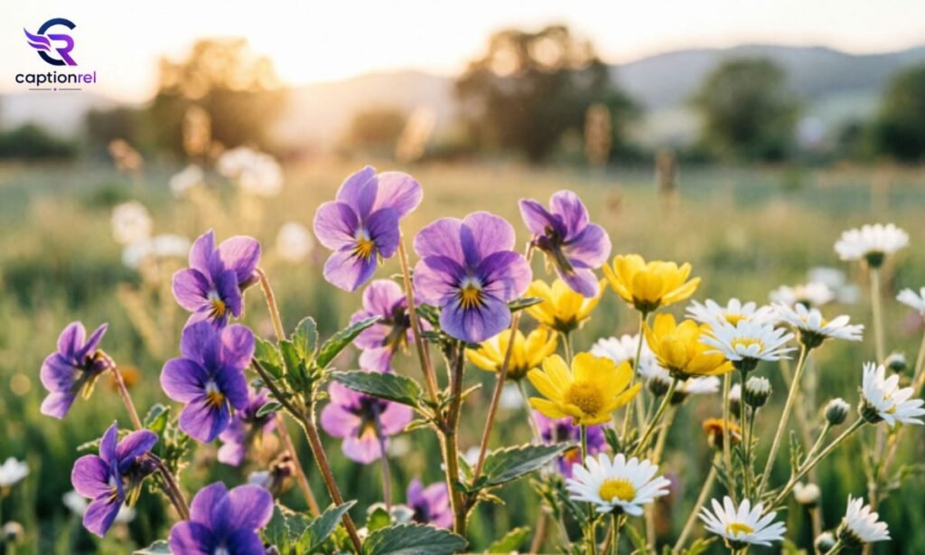 🌾 Wildflower and Nature Captions
