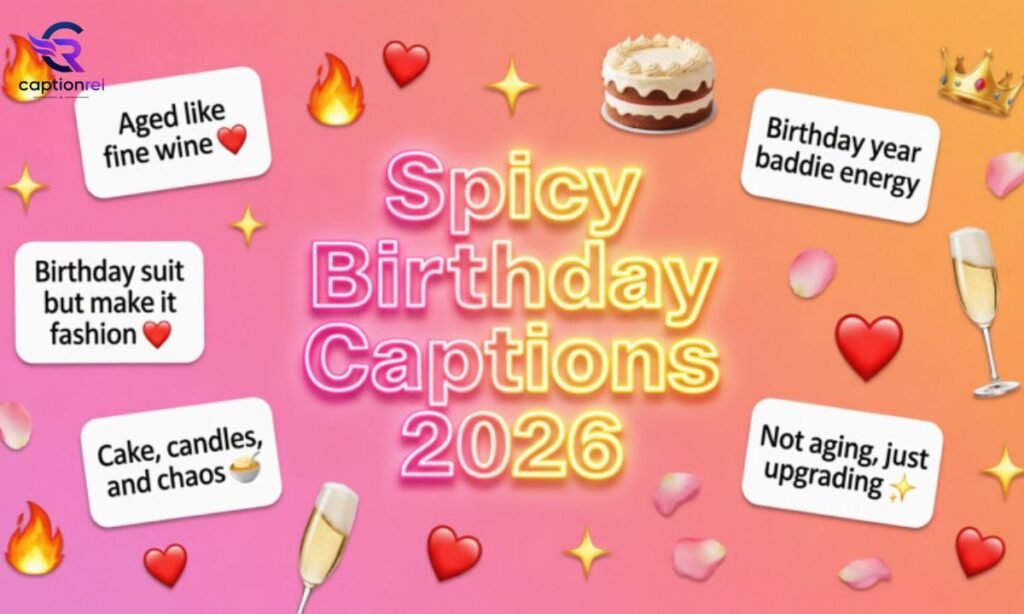 🎂 Spicy Birthday Post Captions