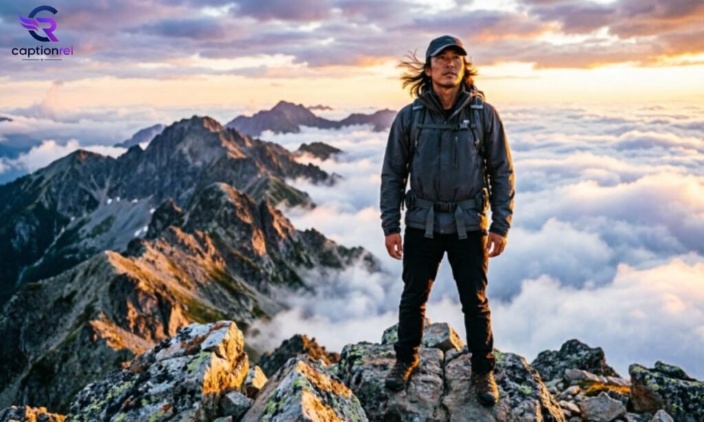 🎒 Solo Mountain Adventure Captions