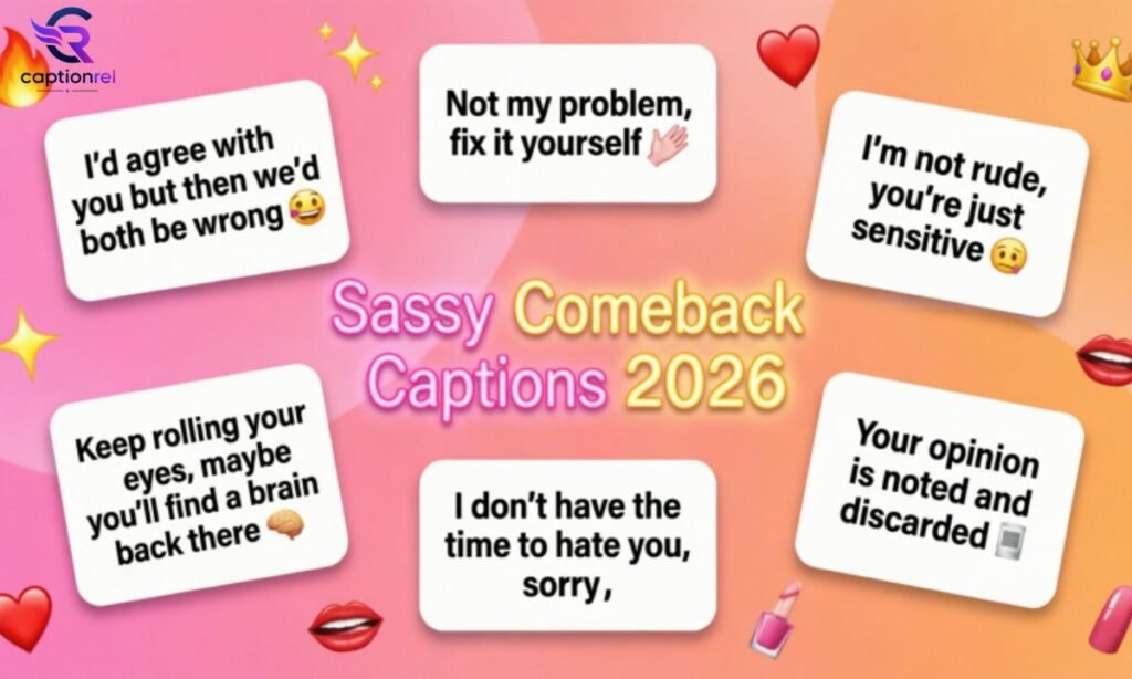 🎭 Sassy Comeback Captions
